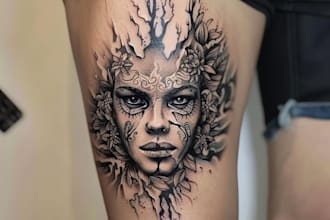 design professional tattoo and custom tattoo
