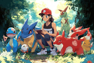 draw you and your favorite pokémon
