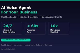 build a custom ai voice agent for lead qualification and sales