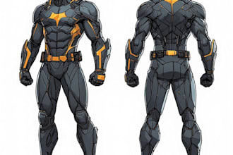 superhero character for comics