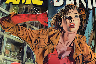 do comics book pages, storyboards, illustrations