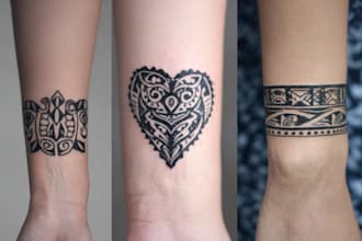 design a polynesian maori tribal tattoo