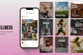 create a cohesive instagram aesthetic for your wellness brand