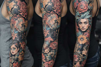 design a modern and minimalist tattoo design
