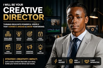 be your creative director brand strategy social media manager and graphic design