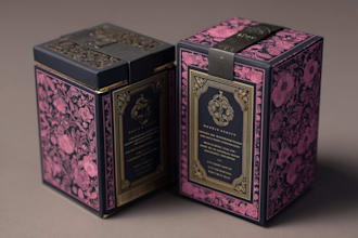 design supplement or hemp product packaging box and label