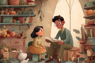 children book illustration and children book illustration