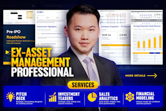 create institutional grade investment teasers