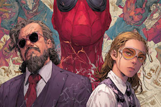 comic book illustration with comic book illustrator