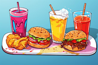 create food pop art