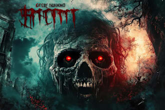 design professional horror and thriller book covers