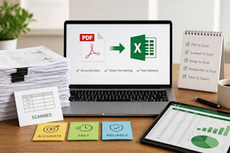 convert PDF, image or scanned file to excel, CSV or google sheets accurately