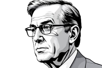 create a fabulous wsj style hedcut portrait for you