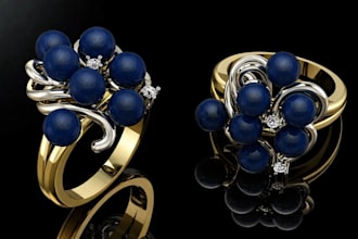 create 3d jewelry models for rendering and production
