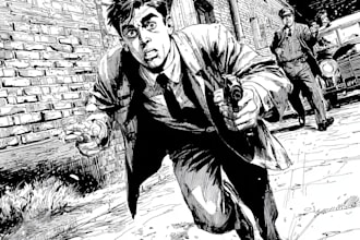 comic book illustration with comic book illustrator