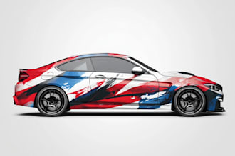 make vehicle wrap car wrap van wrap truck wrap design