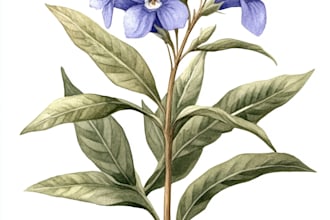 create a beautiful vintage botanical illustration