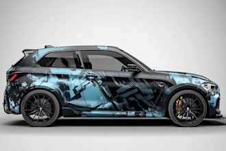 design professional car wrap, van wrap and vehicle wrap