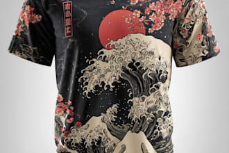 design japanese t shirt design