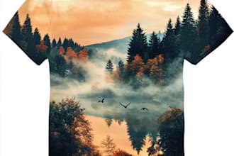 create a clothing design tshirt design