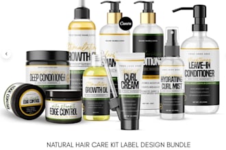 make label designs, supplement labels, and package designs