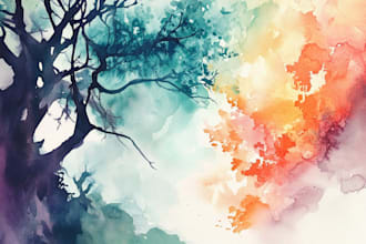 draw a watercolor illustration