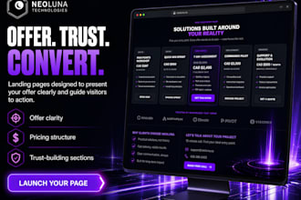 create a high converting landing page for your business