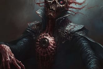 do horror character design