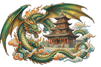 create amazing dragon logo for your business