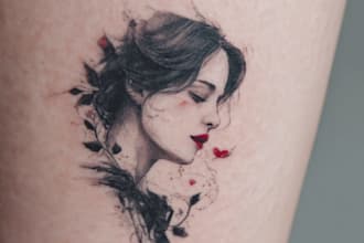 create unique realism tattoo design