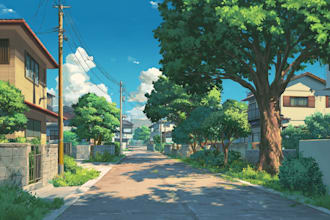 draw anime background and environment art
