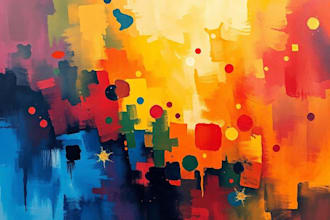 abstract painting art or color abstract art
