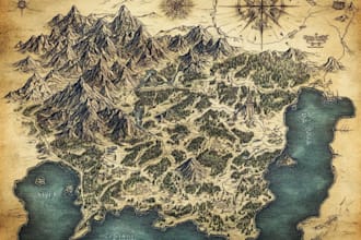 design illustrated event and wedding maps