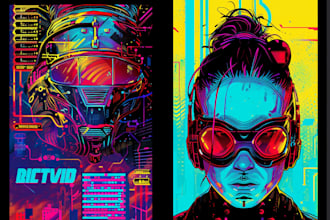 design anime character, cyberpunk character