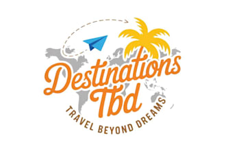 design a modern travel, hotel, and adventure logo