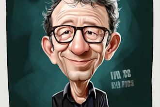 create realistic portrait illustration with artistic style