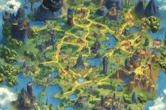 design immersive fantasy world maps for books and games