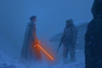 create cinematic sci fi character illustrations for games, films, and books