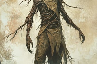 create a horror character
