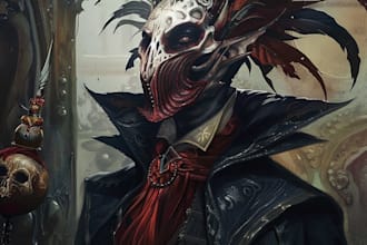 fantasy horror and fantasy horror character