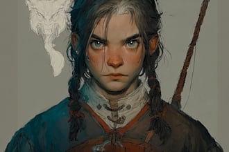 create a concept art illustration