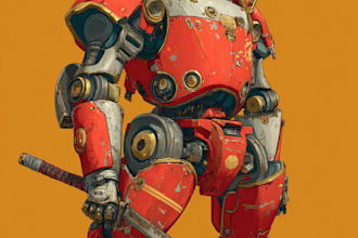 high quality robot, mecha concepts