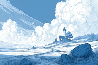 creative photorealistic science fiction illustration
