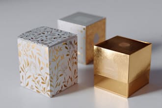 do candle label and product label design