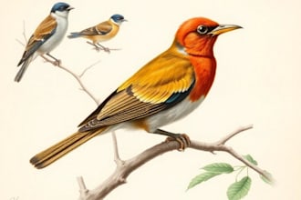 draw birds or animals in scientific illustration digitally