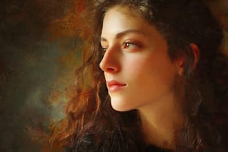 paint traditional oil painting portrait