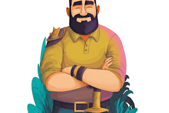 design character vector illustrations for comercial use