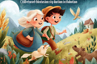 illustrate children story book illustration children story