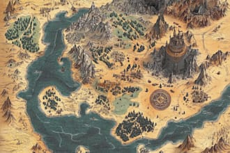 create detailed terrain and landscape maps