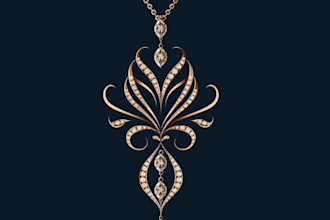design luxury and modern jewelry logo